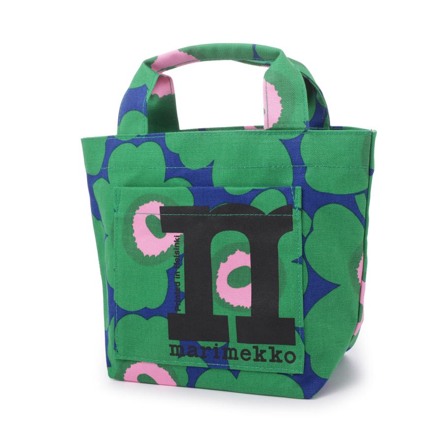 新品 マリメッコ Mono Mini Tote Unikko ウニッコ グリーン marimekko マリメッコ トートバッグ Mono Mini Tote Unikko