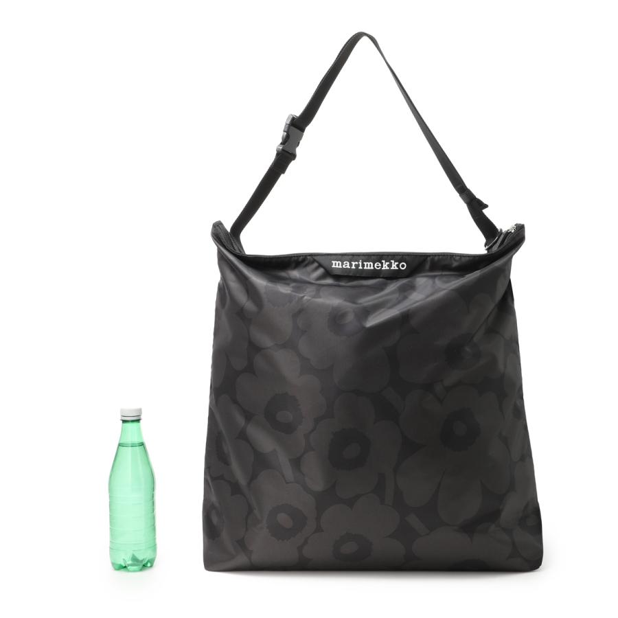 国内正規品 新品 マリメッコ Neat Crossbody Unikko グレー marimekko（マリメッコ） ショルダーバッグ NEAT CROSSBODY UNIKKO L