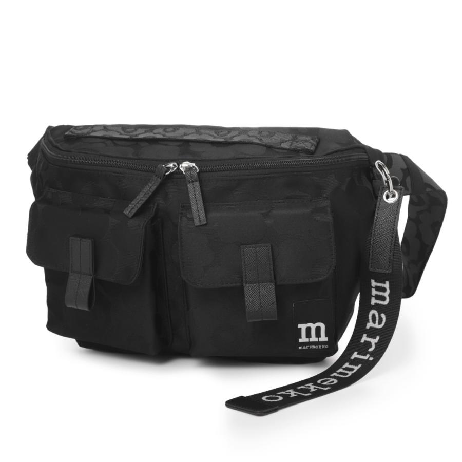 marimekko 黒 ボディバッグ 男女兼用 marimekko（マリメッコ） ショルダーバッグ Sling Bag M Unikko