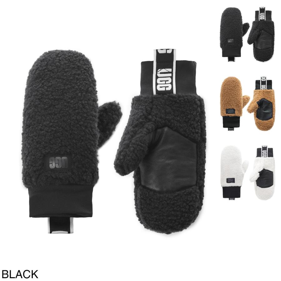 UGGムートン手袋　アグ手袋新品未使用　アグ手袋　Мサイズ　黒 UGG Australia（アグオーストラリア） アグ UGG 手袋 W UGGfluff