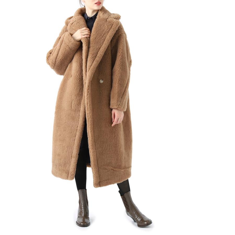 Max Mara マックスマーラ テディベアコート ショート キャメル XS www