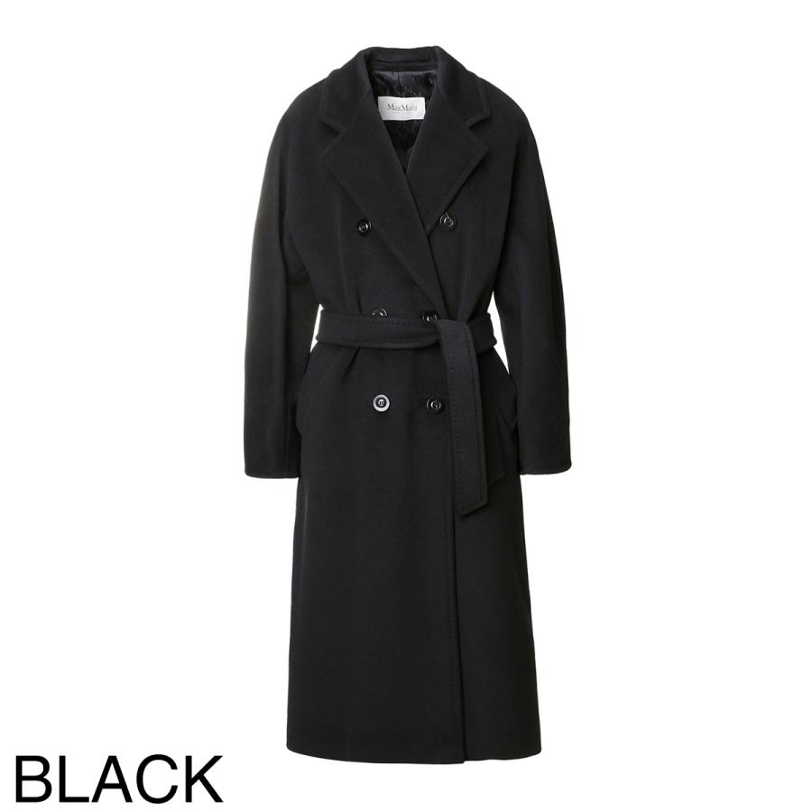 ブラック極美品マックスマーラ アイコンコート マダム カシミヤ ロング Max Mara（マックスマーラ） アイコンコート 101801 3MADAME ロング
