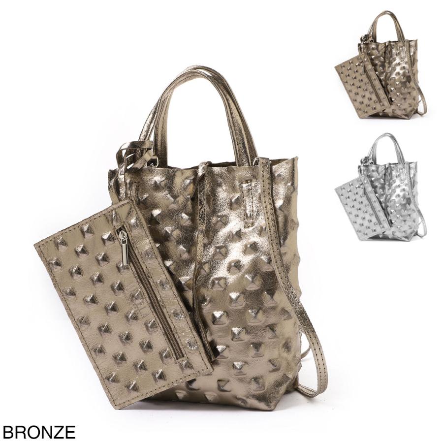 ミレッラフィレンツェ MILLELA FIRENZE トートバッグ 2WAY エンボス