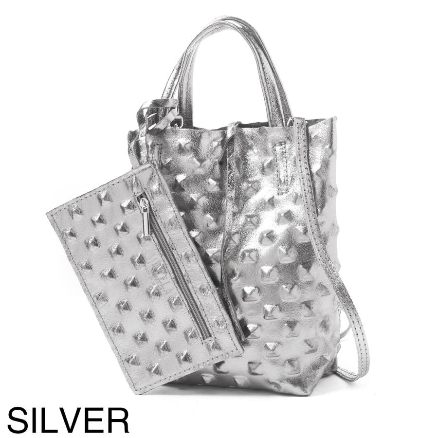 ミレッラフィレンツェ MILLELA FIRENZE トートバッグ 2WAY エンボス