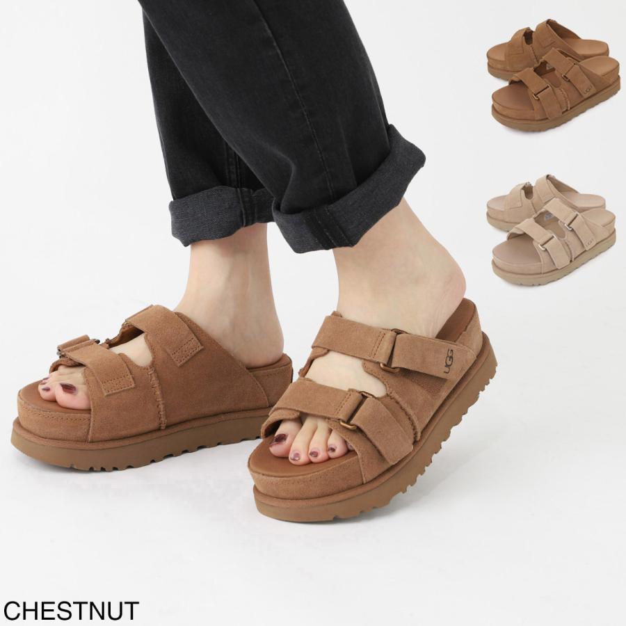 [あす着] アグオーストラリア UGG Australia サンダル スライドサンダル レディース GOLDENSTAR HI SLIDE プラットフォーム 厚底 UGG Australia（アグオーストラリア） サンダル GOLDENSTAR HI SLIDE