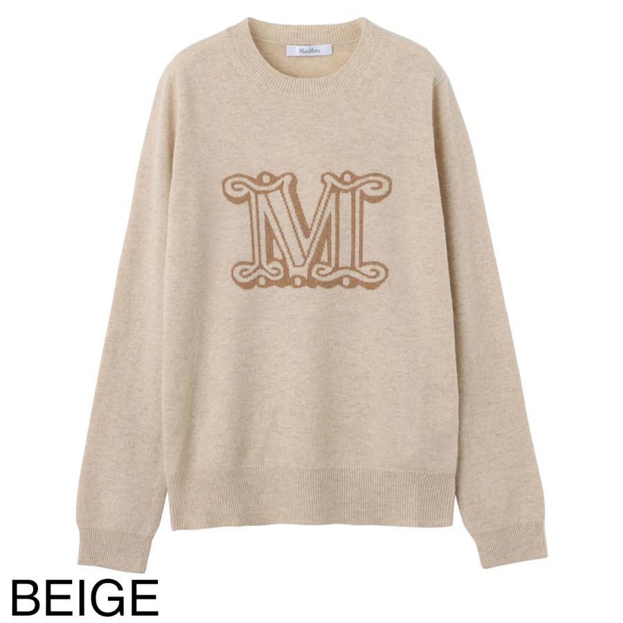 Max Mara - Max Mara(マックスマーラ) 長袖セーター サイズL レディース美品  - ベージュ クルーネック Max Mara（マックスマーラ） クルーネックニット BIMBA レディース