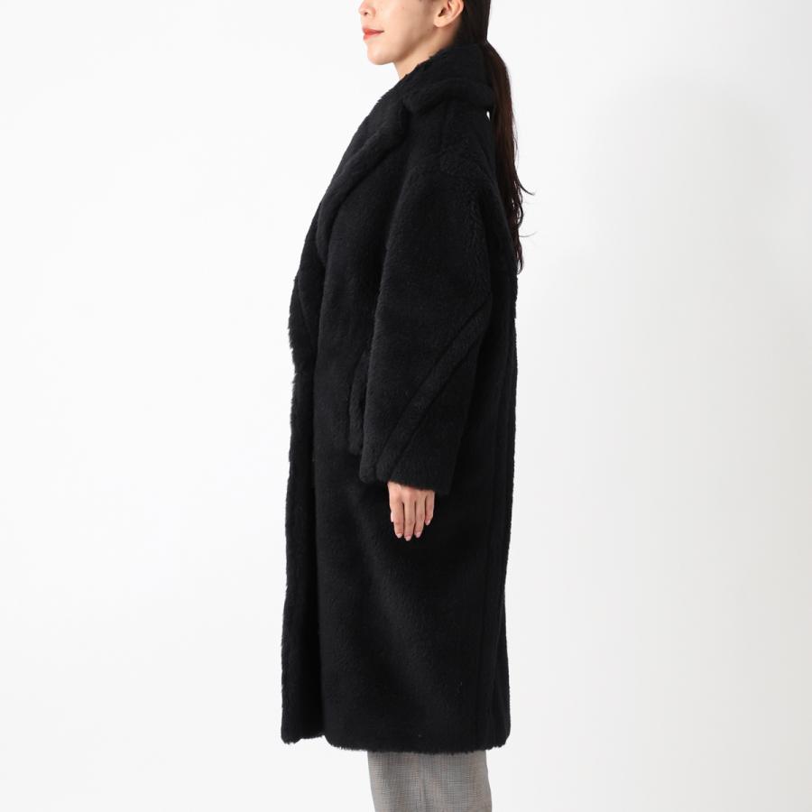 黒 S Max Mara TEDGIRL マックスマーラ テディ コート Max Mara（マックスマーラ） テディベアコート TEDGIRL ロングコート