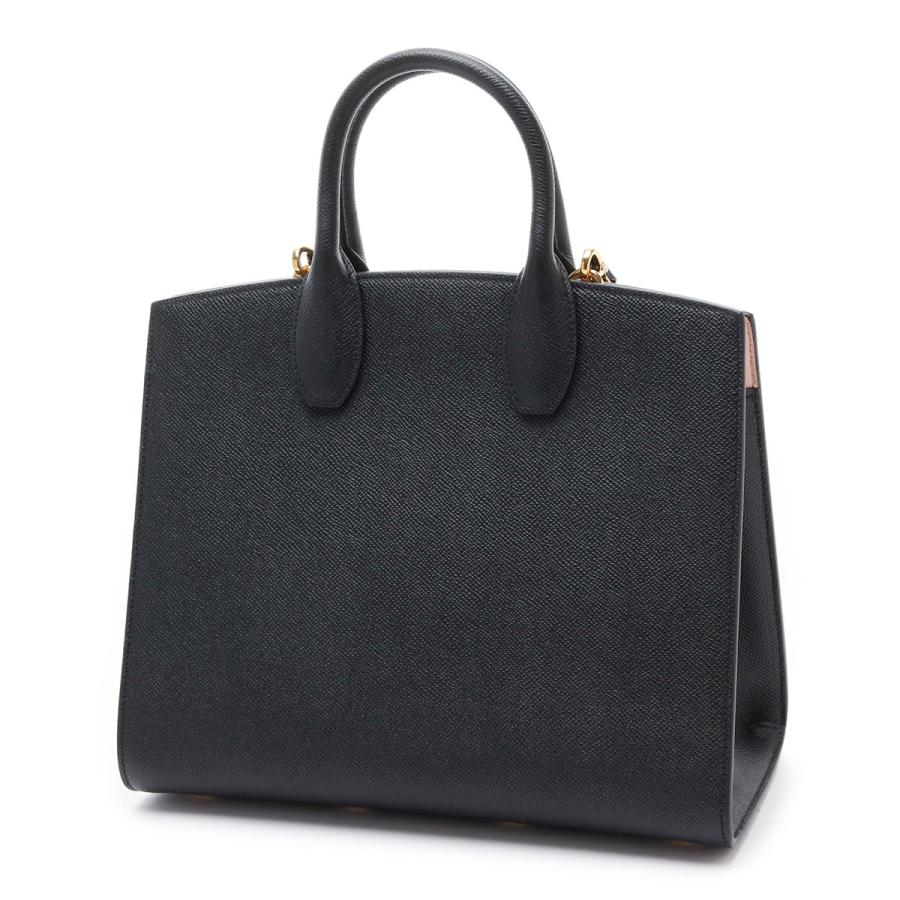 新品 未使用 フェラガモ 黒 バッグ ラグジュアリー 横長 319,000円 FERRAGAMO（フェラガモ） (Salvatore Ferragamo) ハンドバッグ THE