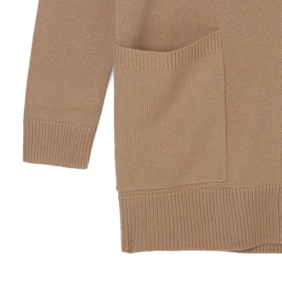 マックスマーラ Max Mara Vネック カーディガン VILLAR ブラウン レディース 2421346052600-025の画像