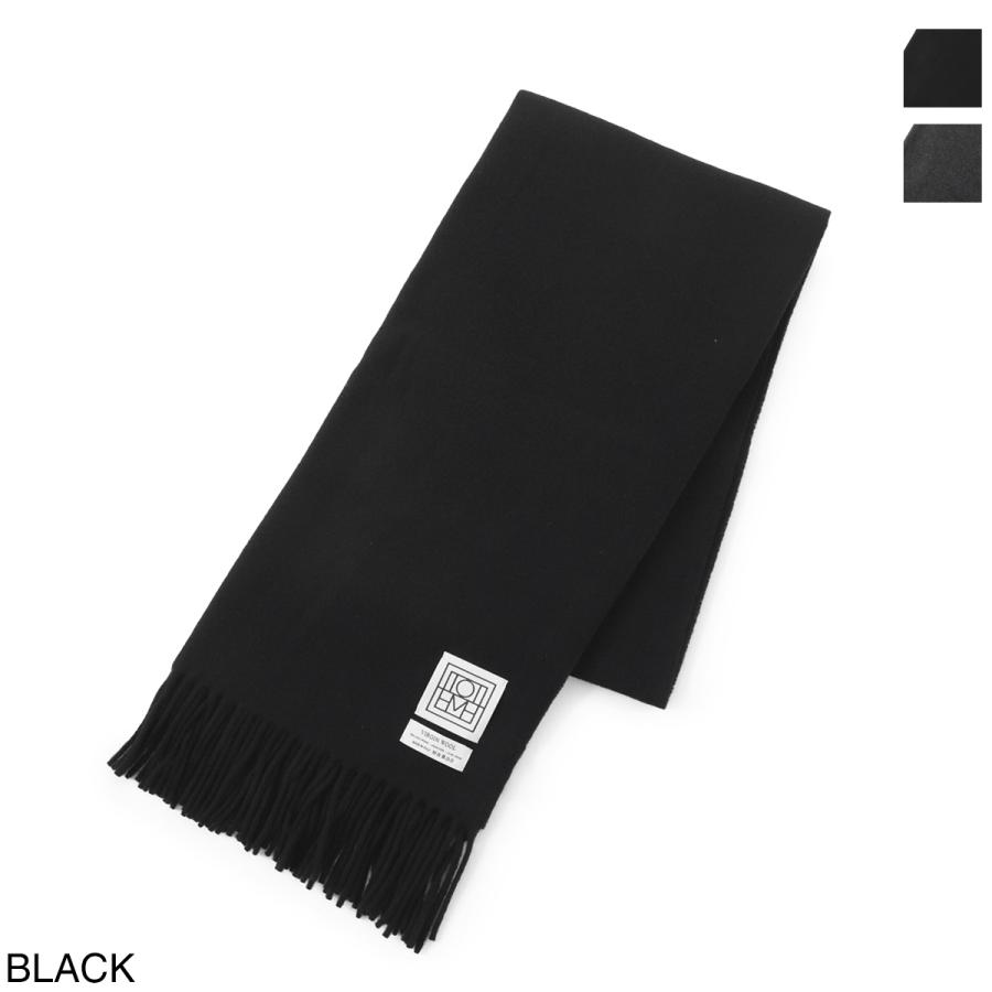 トーテム TOTEME マフラー レディース 214881807-200-black : モダン