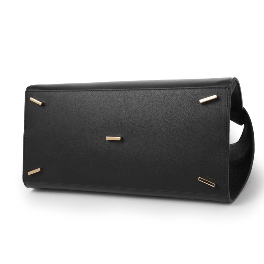 M5822 フェラガモ ハグ ラフィア×レザー ブラック 黒 2wayバッグ FERRAGAMO（フェラガモ） ハンドバッグ 2WAY HUG SMALL ショルダー