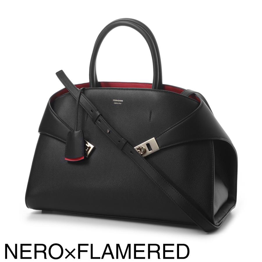 LL 1着 FERRAGAMO（フェラガモ） ハンドバッグ 2WAY HUG LARGE ハグ