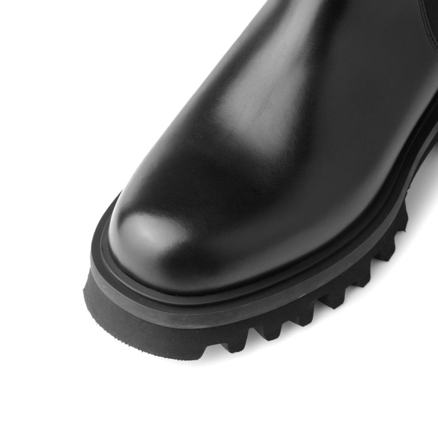 フェラガモ FERRAGAMO チェルシーブーツ FLASH 大きいサイズあり ブラック メンズ flash-21740-0763208-nero-newbiscottoの画像