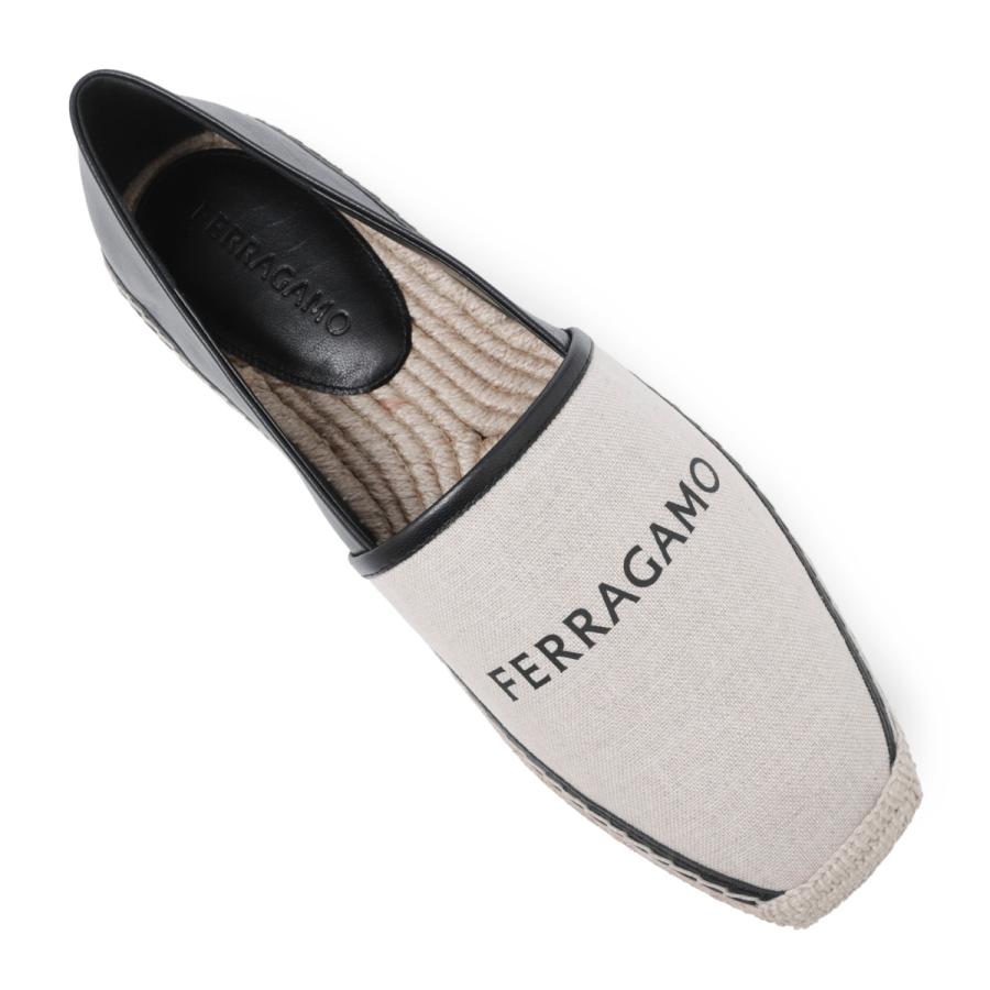 未使用級 Salvatore Ferragamo エスパドリーユ FERRAGAMO フェラガモ エスパドリーユ スリッポン マルチカラー