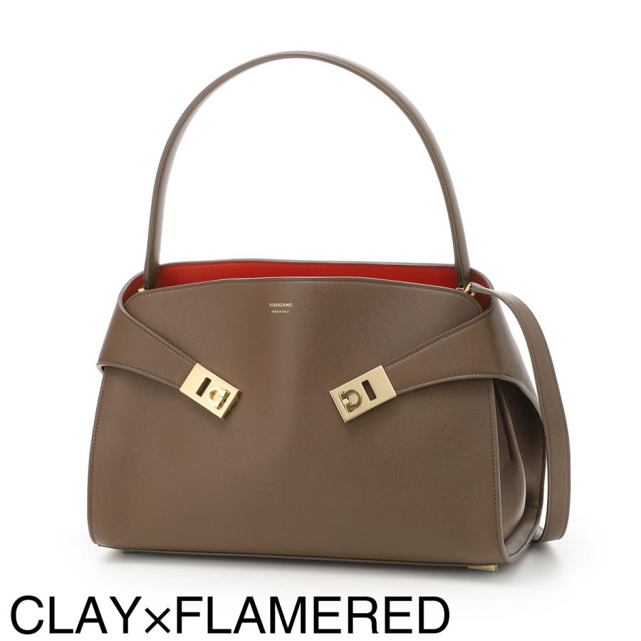 FERRAGAMO（フェラガモ） ハンドバッグ 2WAY HUG SOFT BICOLOR