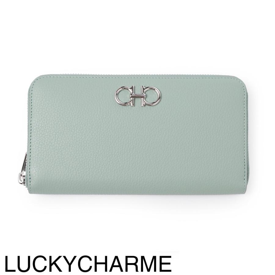 FERRAGAMO（フェラガモ） ラウンドファスナー長財布 ロングウォレット