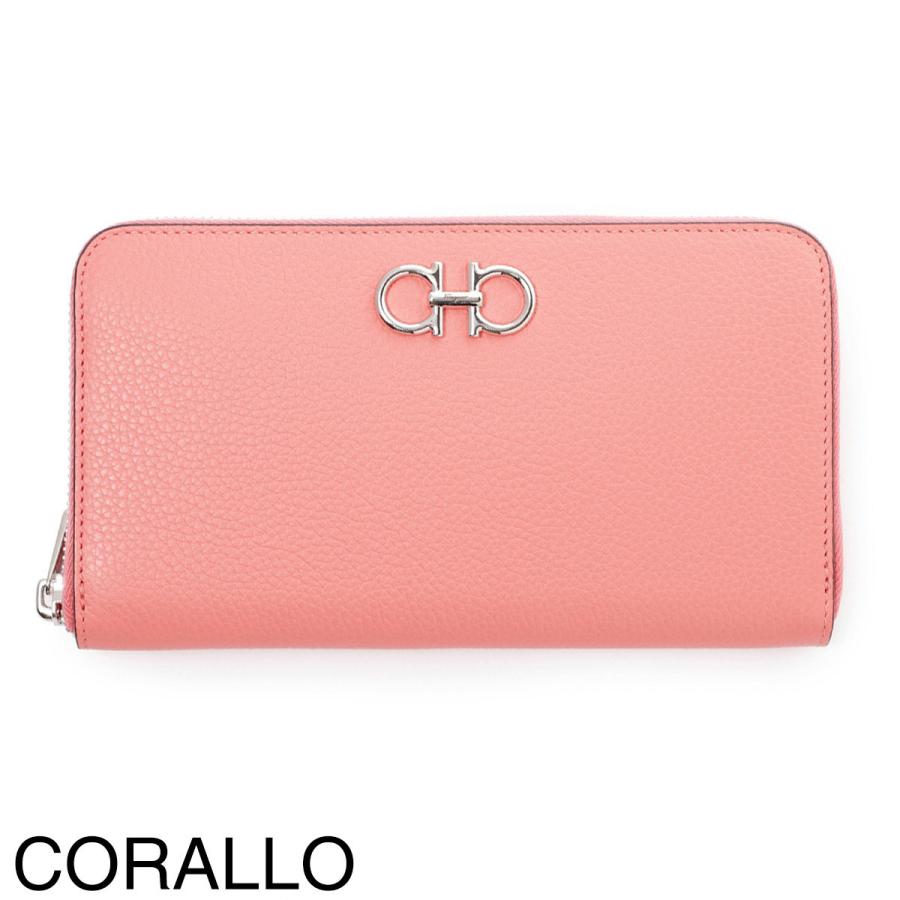 FERRAGAMO（フェラガモ） ラウンドファスナー長財布 ロングウォレット