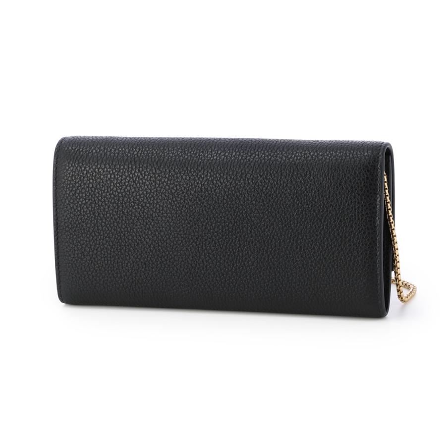 フェラガモ FERRAGAMO 長財布 小銭入れ付き GANCINI ガンチーニ チェーンウォレット ブラック レディース 220636-770374-neroの画像