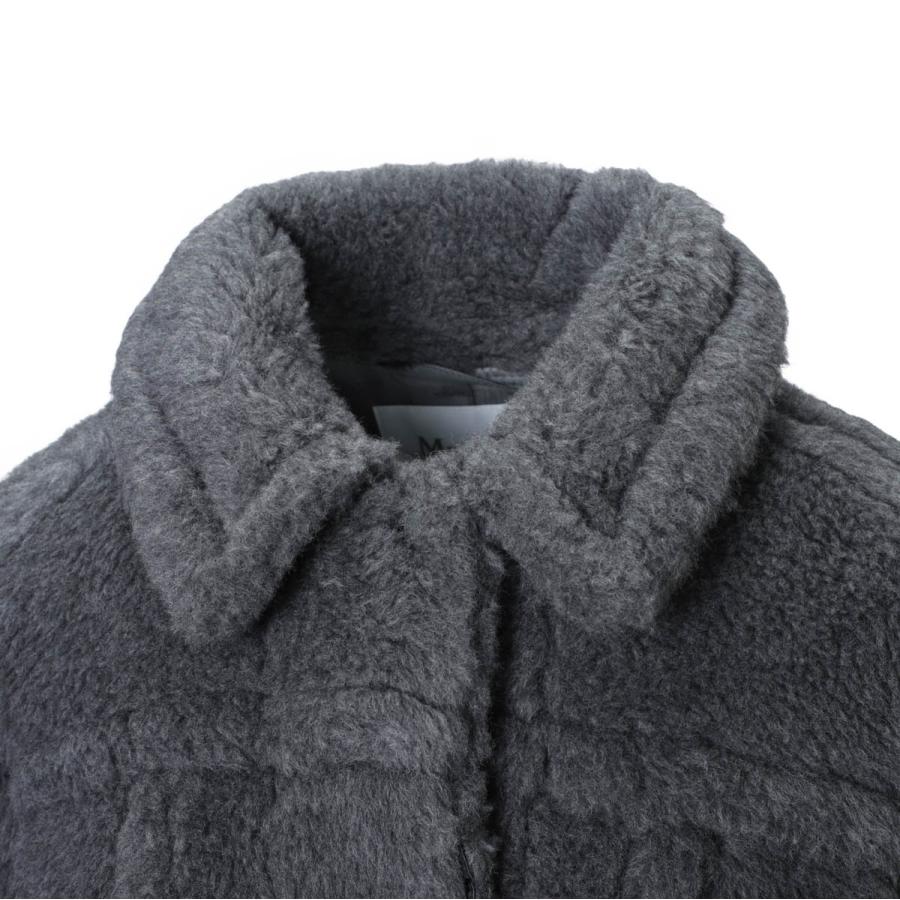 【美品】マックスマーラ ショートコート グレー 42 アンゴラウール 白タグ 楽天市場】マックスマーラ Max Mara ショートコート グレー
