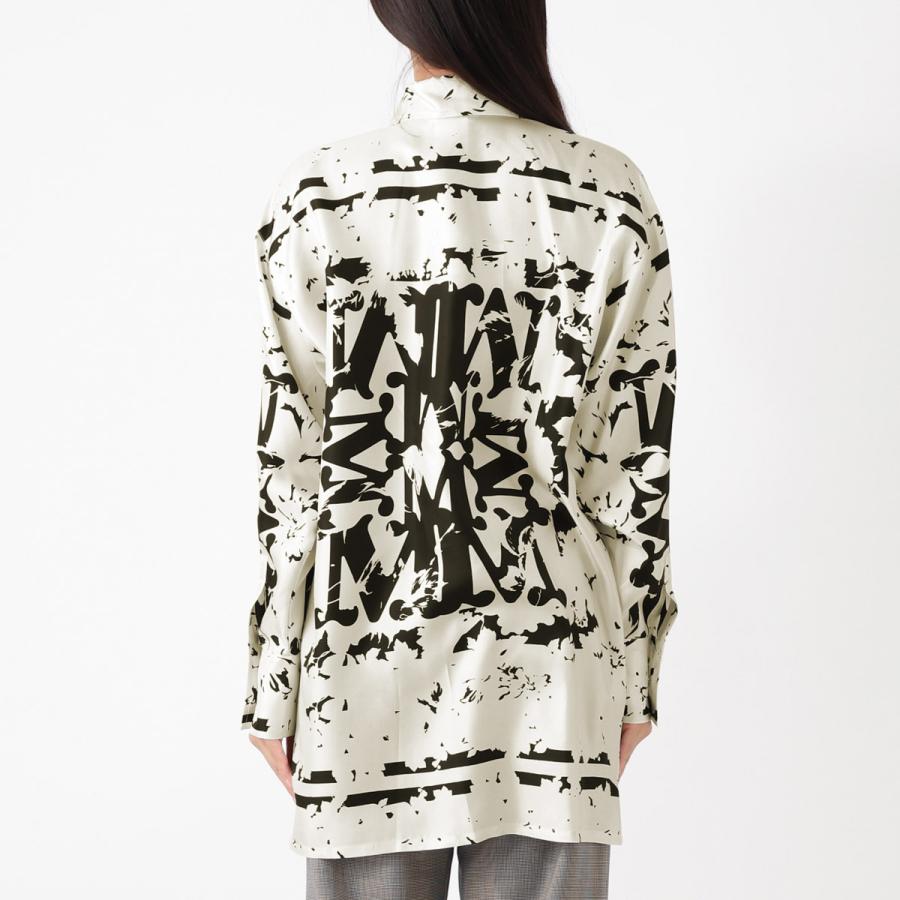 Max Mara マックスマーラ 長袖レギュラーカラーシャツ LUIGIA 総柄  