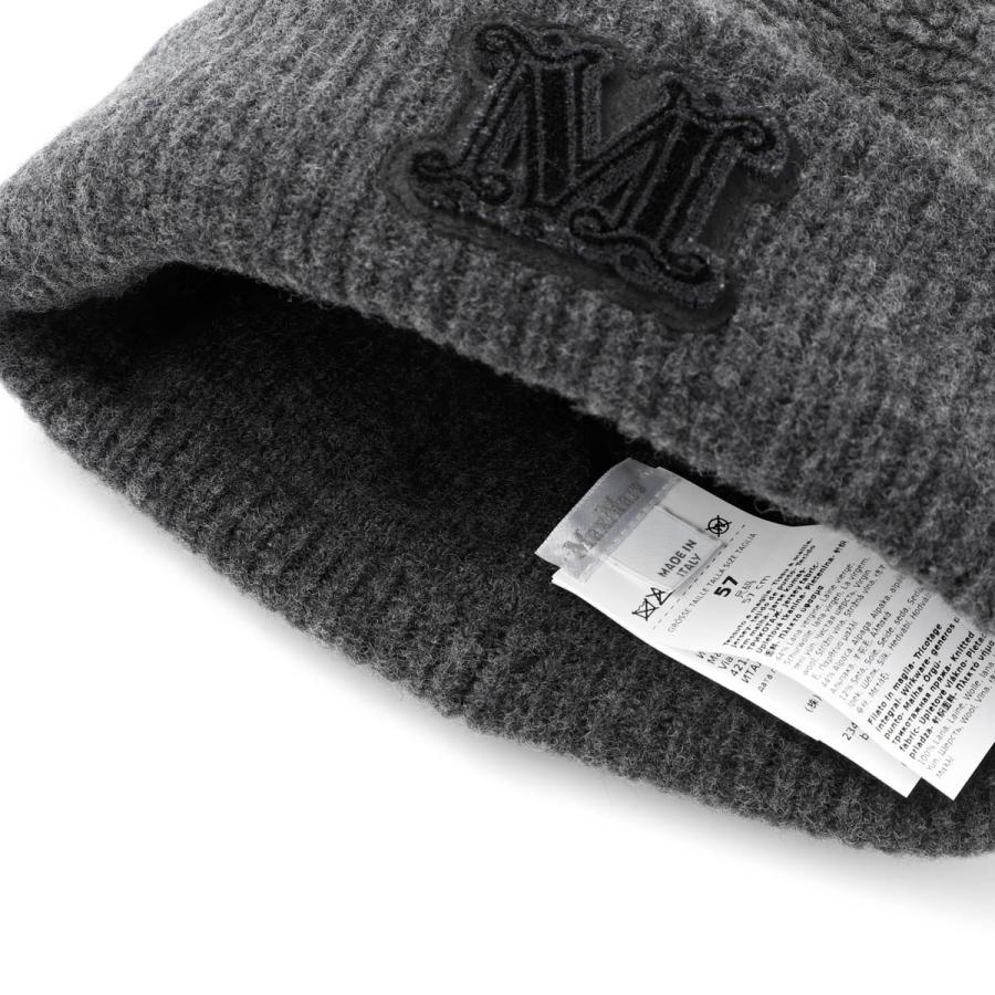 Max Mara（マックスマーラ） ニットキャップ FIDA2 グレー レディース