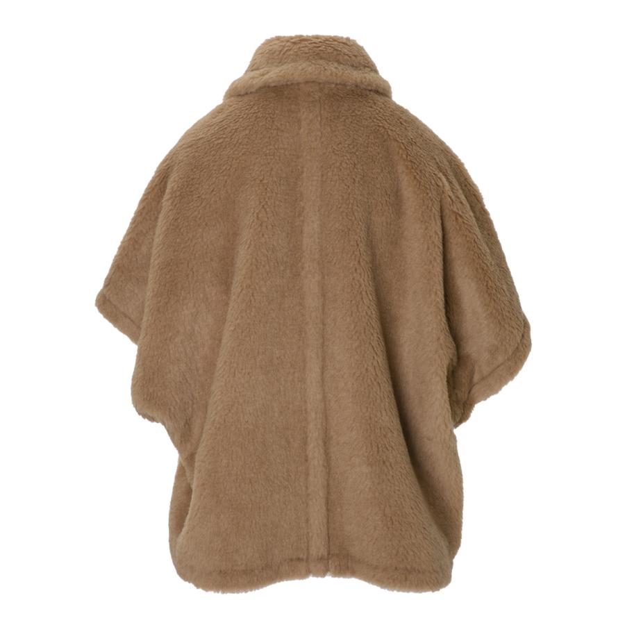 MaxMara ブラウン ポンチョ Max Mara マックスマーラ ケープ コート テベ テディベア