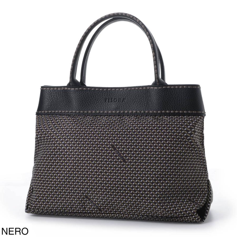 ヴィソナ VISONA トートバッグ トートバッグ ハンドバッグ モノグラム ハンドバッグ レディース 23717-neroの画像