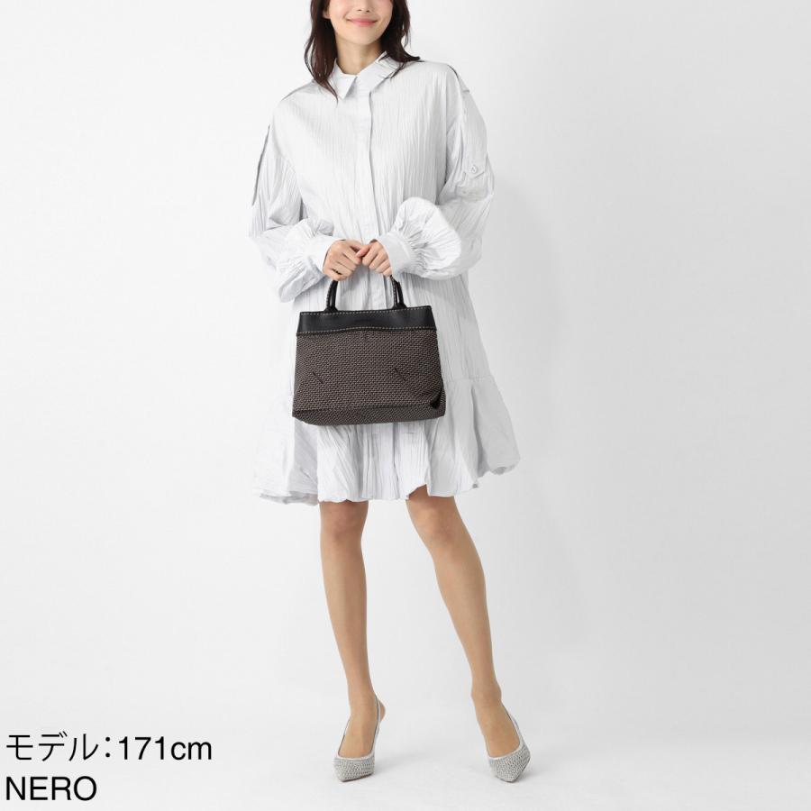 ヴィソナ VISONA トートバッグ トートバッグ ハンドバッグ モノグラム ハンドバッグ レディース 23717-neroの画像