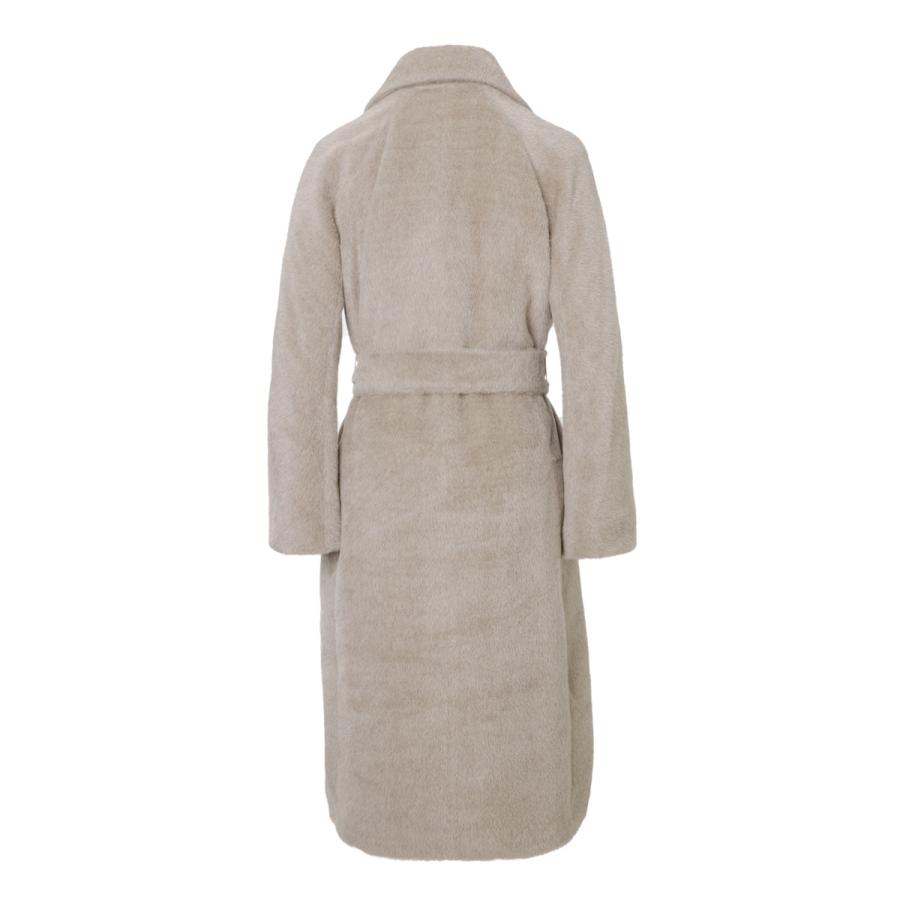 美品✨マックスマーラ 最高級白タグ ロングコート 大きいサイズ タッセルベルト Max Mara - 美品 マックスマーラ Max Mara コート 白タグ レザーベルト