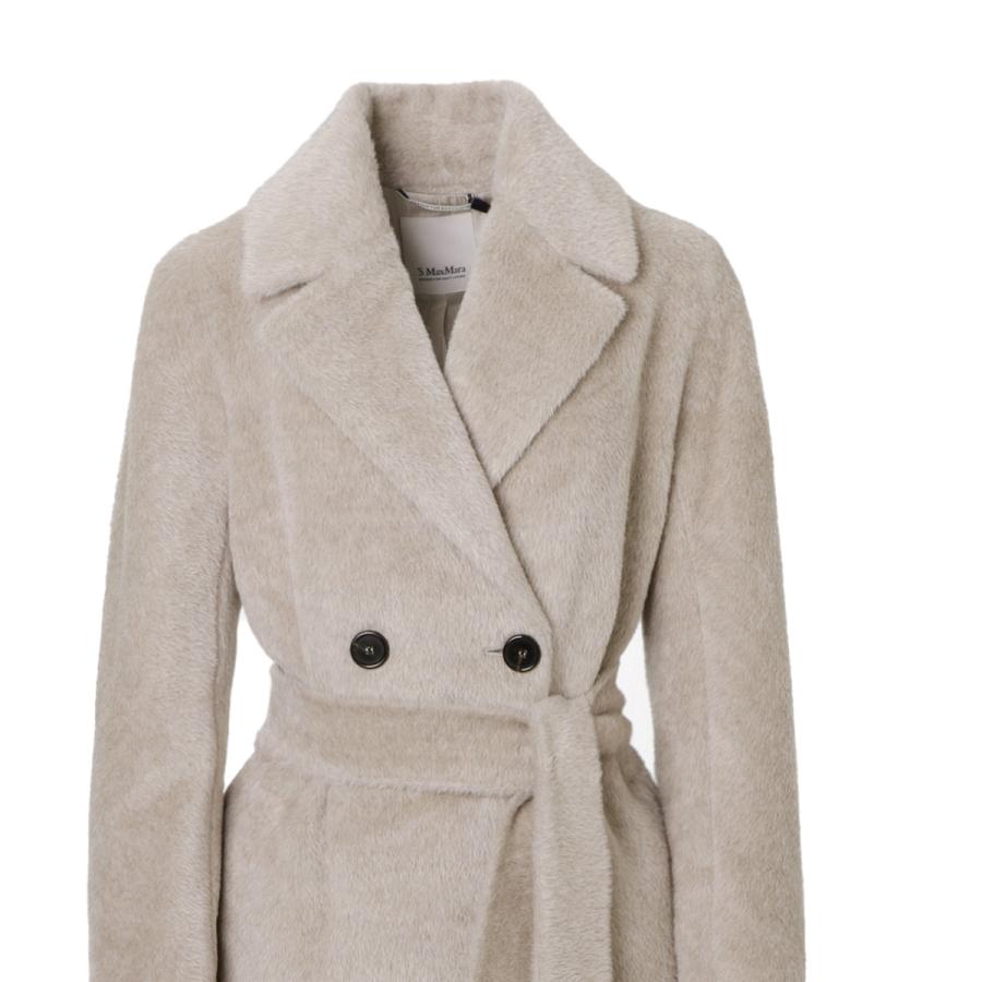 美品✨マックスマーラ 最高級白タグ ロングコート 大きいサイズ タッセルベルト Max Mara - 美品 マックスマーラ Max Mara コート 白タグ レザーベルト