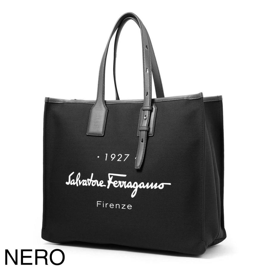 ブラックナイロン フェラガモトートバッグ 良品◎ Salvatore Ferragamo トートバッグ ヴァラ ナイロン