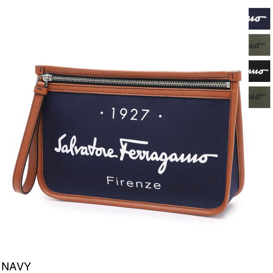 フェラガモ FERRAGAMO (Salvatore Ferragamo) クラッチバッグ メンズ  