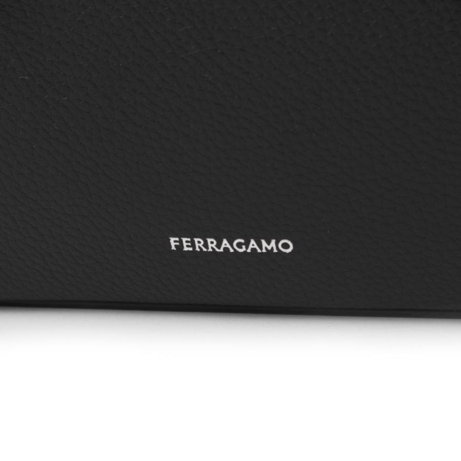 フェラガモ FERRAGAMO ショルダーバッグ TWINS ツインズ クロスボディバッグ ブラック メンズ twins-241304-763937-neroの画像