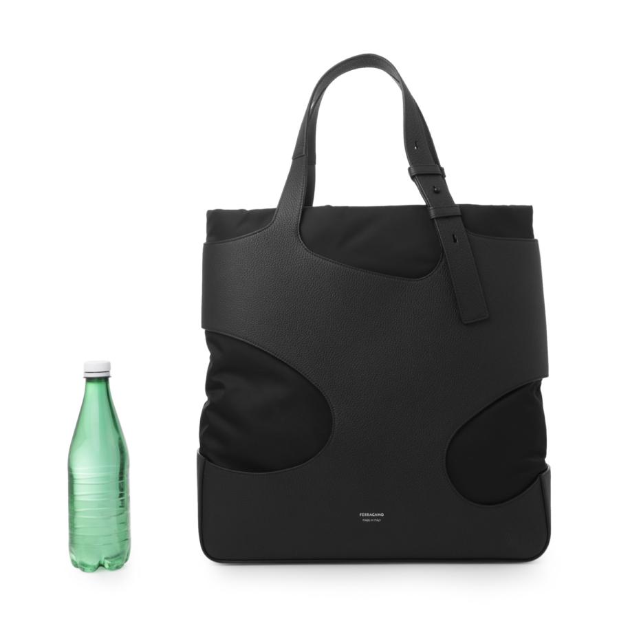 FERRAGAMO フェラガモ トートバッグ ブラック メンズ cut-out