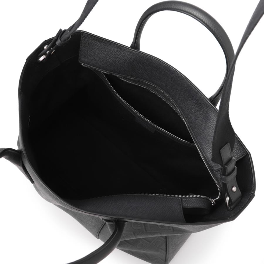 現行品/付属品完備✨ フェラガモ メンズ トートバッグ A4 大容量 黒色 FERRAGAMO（フェラガモ） トートバッグ ブラック メンズ cut-out