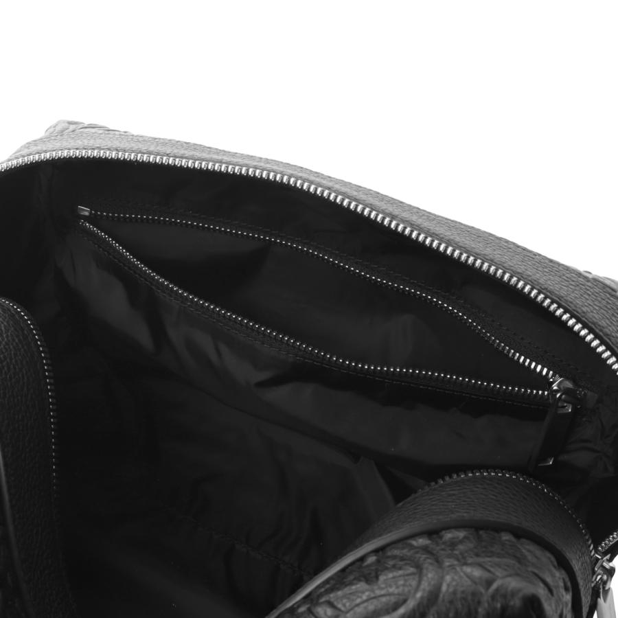 フェラガモ FERRAGAMO セカンドバッグ GANCINI ガンチーニ クラッチバッグ ブラック メンズ trav-emb-blo-241479-769475-neroの画像