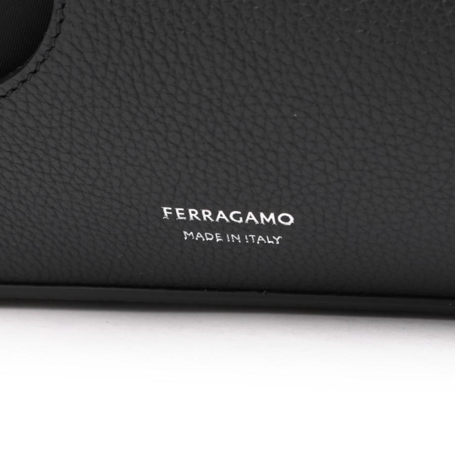 FERRAGAMO（フェラガモ） ショルダーバッグ ブラック メンズ cut-out