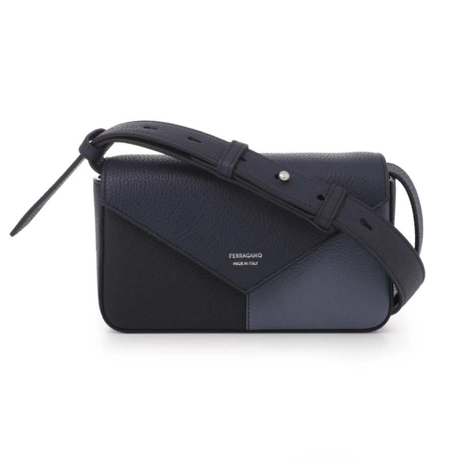 フェラガモバッグ Hug ソフト バイカラー ワンショルダーバッグ(M) - ウィメンズ