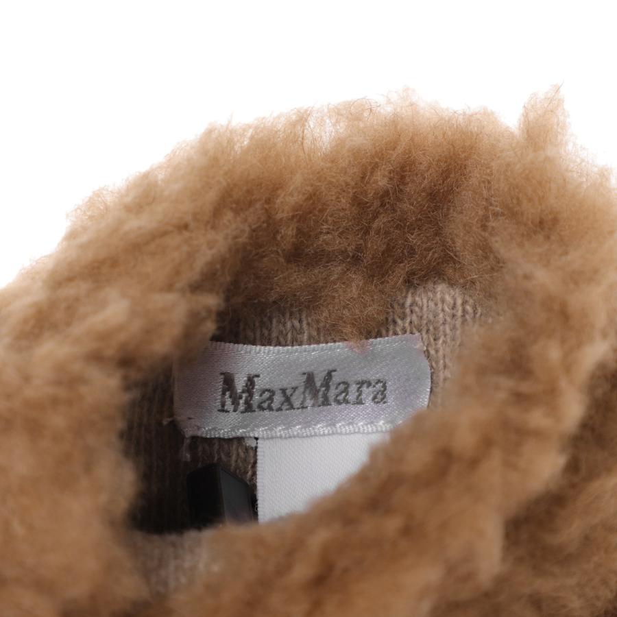 Max Mara（マックスマーラ） 手袋 OMBRAT2 ミトン ブラウン レディース
