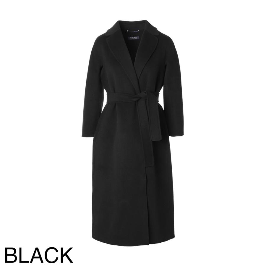 未使用に近いマックスマーラMAXMARA ウールコート　ブラック エスマックスマーラ S Max Mara ウールコート ESTURIA ラグランコート