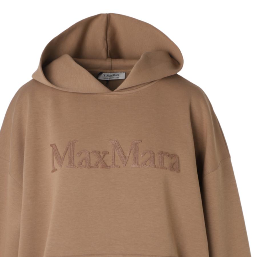 S Max Mara パーカー SAPORE フーディー 刺繍ロゴ エスマックスマーラ S Max Mara パーカ SAPORE フーディ レディース