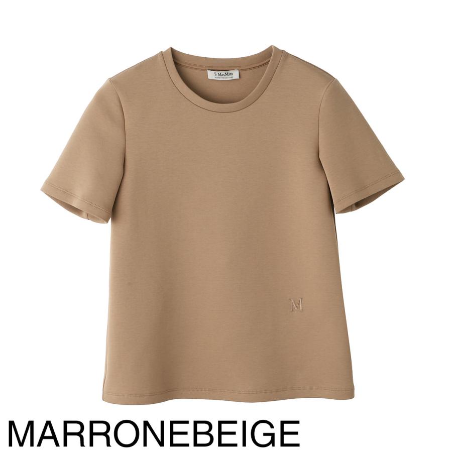 エスマックスマーラ S Max Mara クルーネックTシャツ TUBO レディース 2429976021650-010の画像