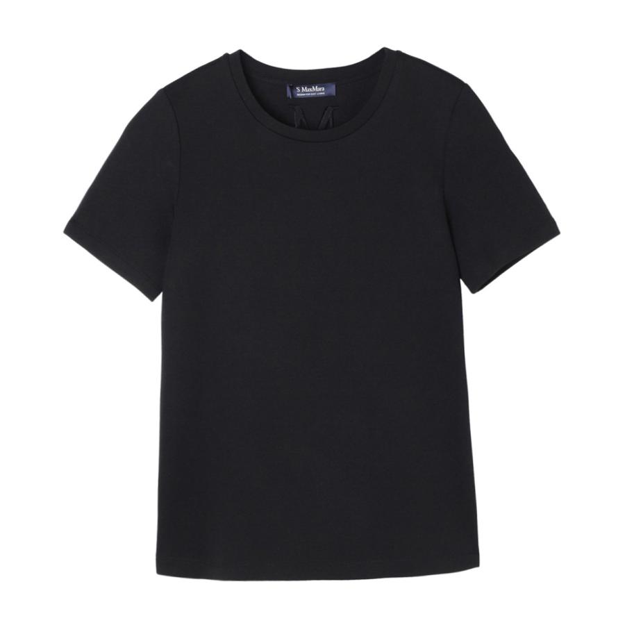 エスマックスマーラ S Max Mara クルーネックTシャツ TUBO レディース 2429976021650-010の画像