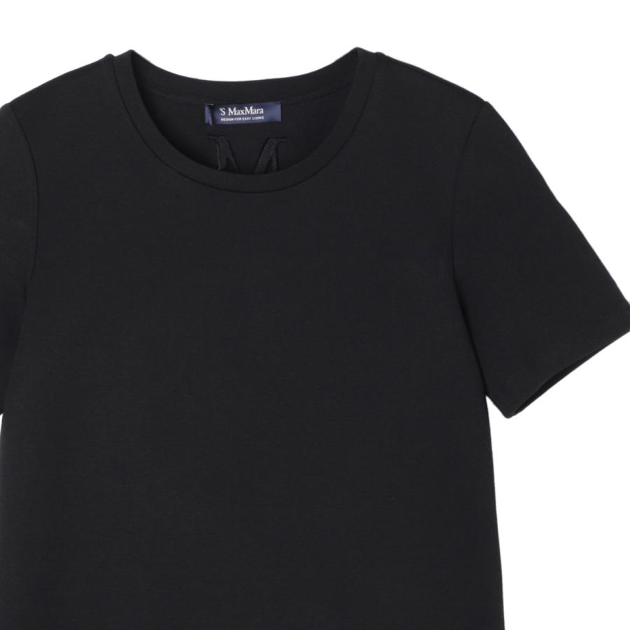 エスマックスマーラ S Max Mara クルーネックTシャツ TUBO レディース 2429976021650-010の画像