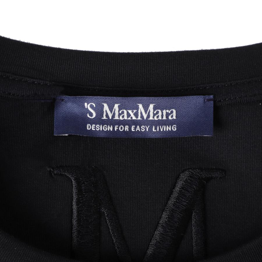 エスマックスマーラ S Max Mara クルーネックTシャツ TUBO レディース 2429976021650-010の画像
