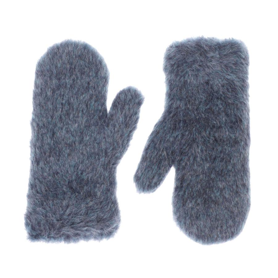 Max Mara（マックスマーラ） 手袋 OMBRATO6 ミトン ブルー レディース