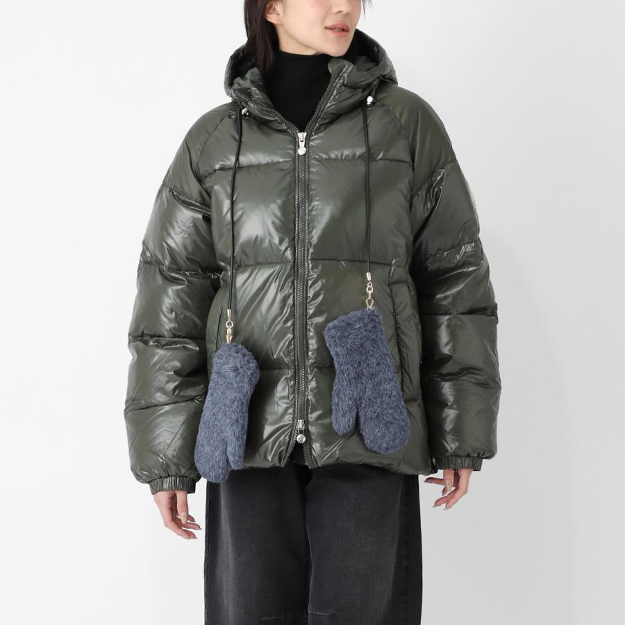 Max Mara（マックスマーラ） 手袋 OMBRATO6 ミトン ブルー レディース