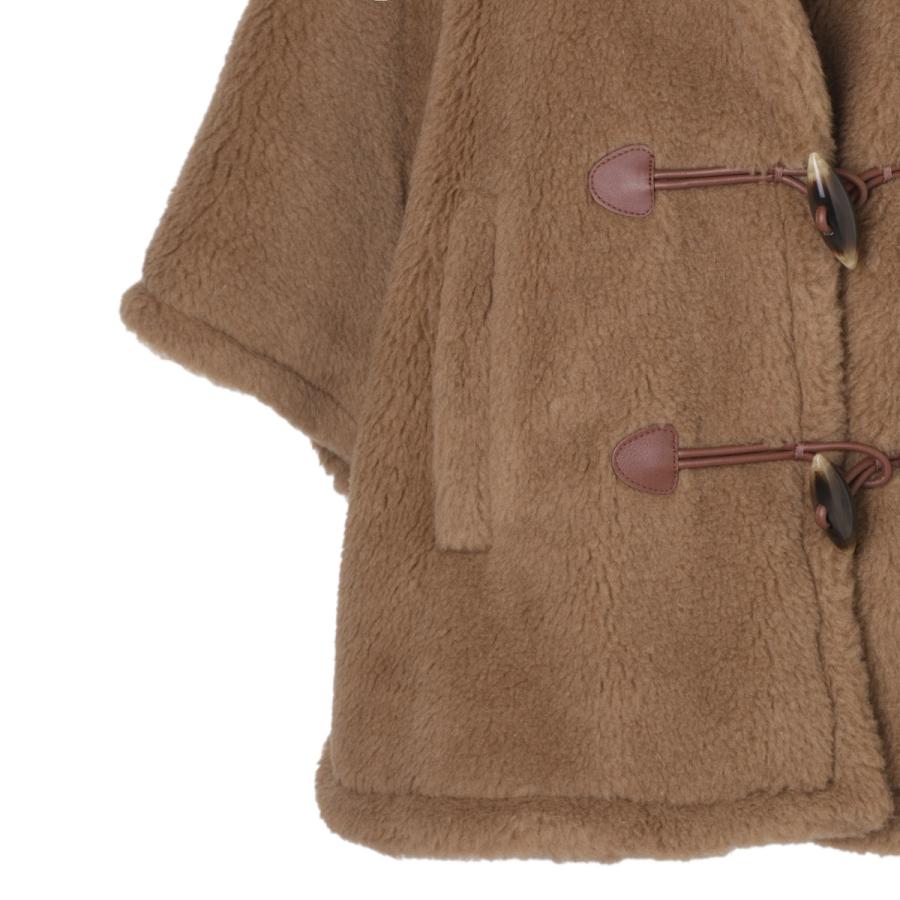 グランマ⭐︎セルフォード完売ダークブラウン ケープ Max Mara（マックスマーラ） ケープ GEORGE ポンチョ ブラウン