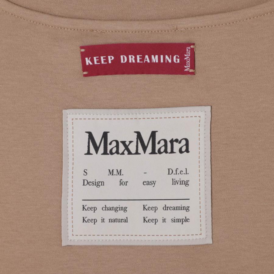 エスマックスマーラ S Max Mara クルーネックTシャツ GEMMA ブラウン レディース 2529976041600-006の画像