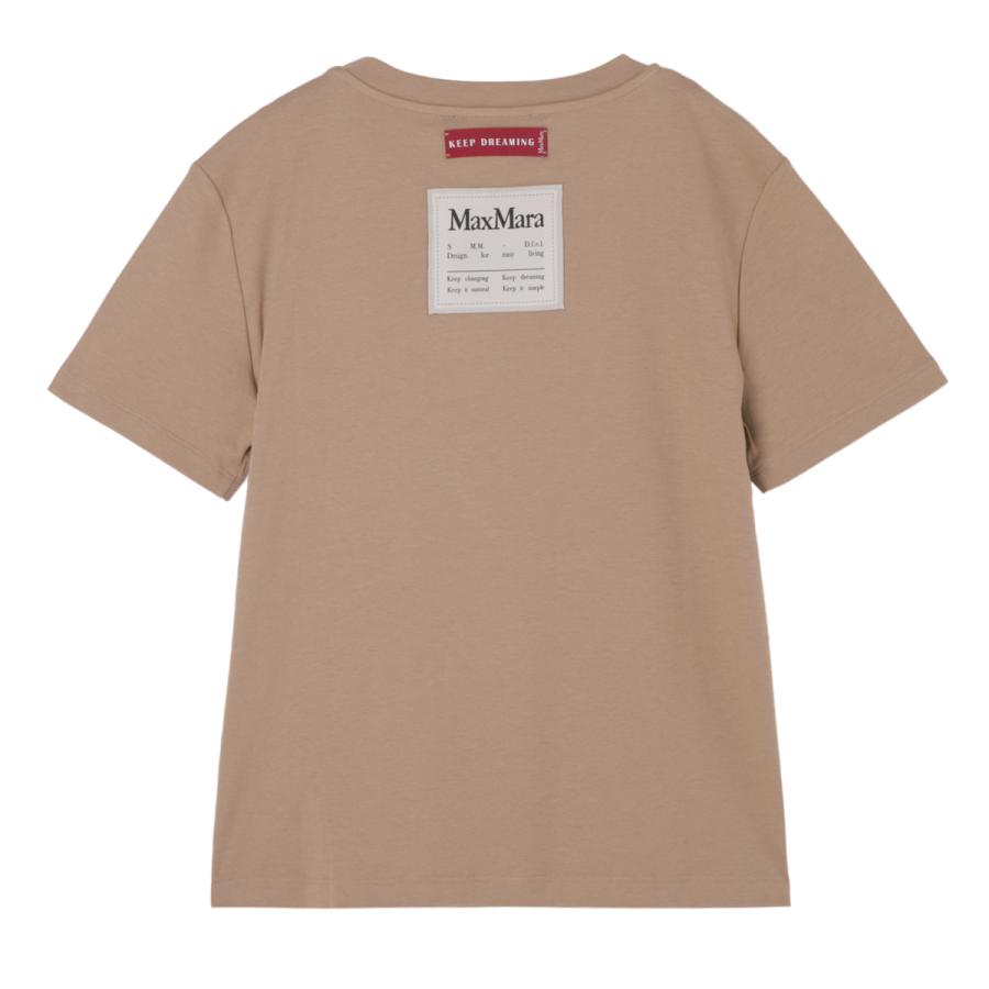 エスマックスマーラ S Max Mara クルーネックTシャツ GEMMA ブラウン レディース 2529976041600-006の画像